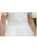 Ivory Stylish Flower Girl Dress Girls Communion Dress